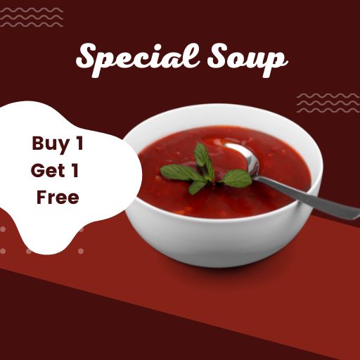 Soup: Buy 1 & Get 1 Free